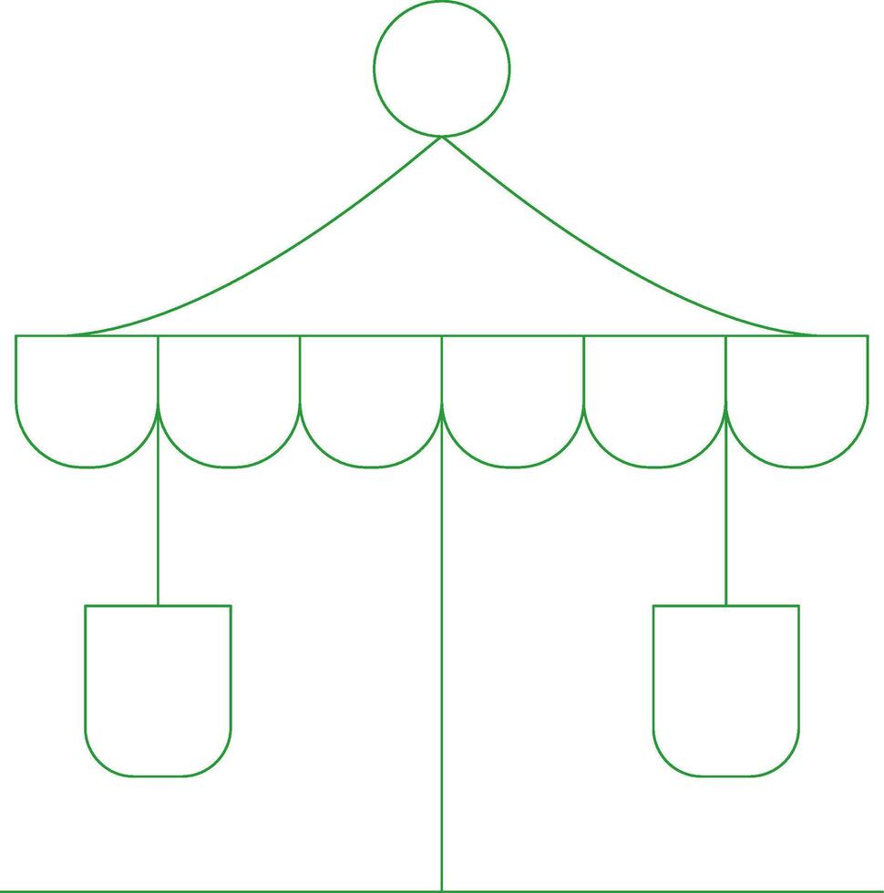 Line Green Gradient Design vector