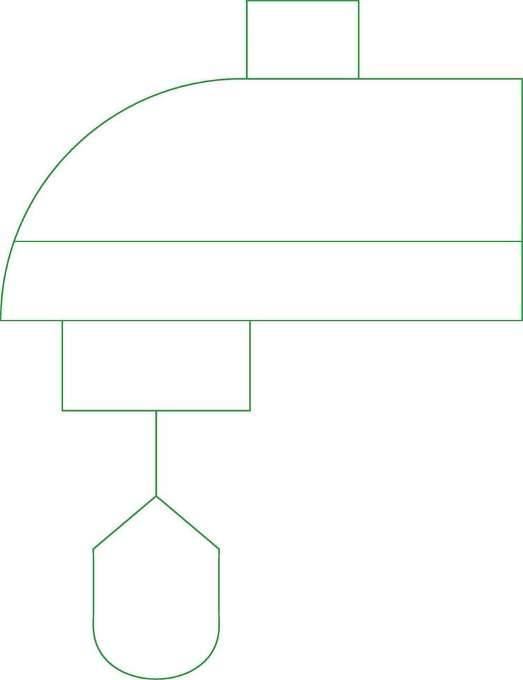 Line Green Gradient Design vector
