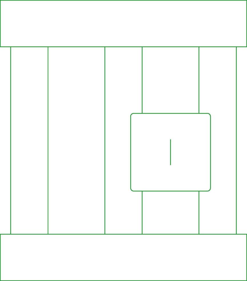 Line Green Gradient Design vector