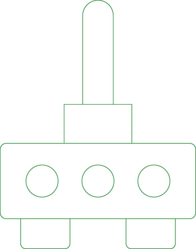 Line Green Gradient Design vector