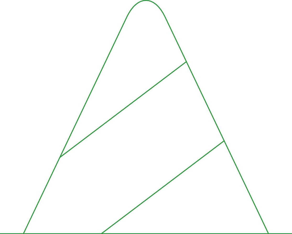 Line Green Gradient Design vector