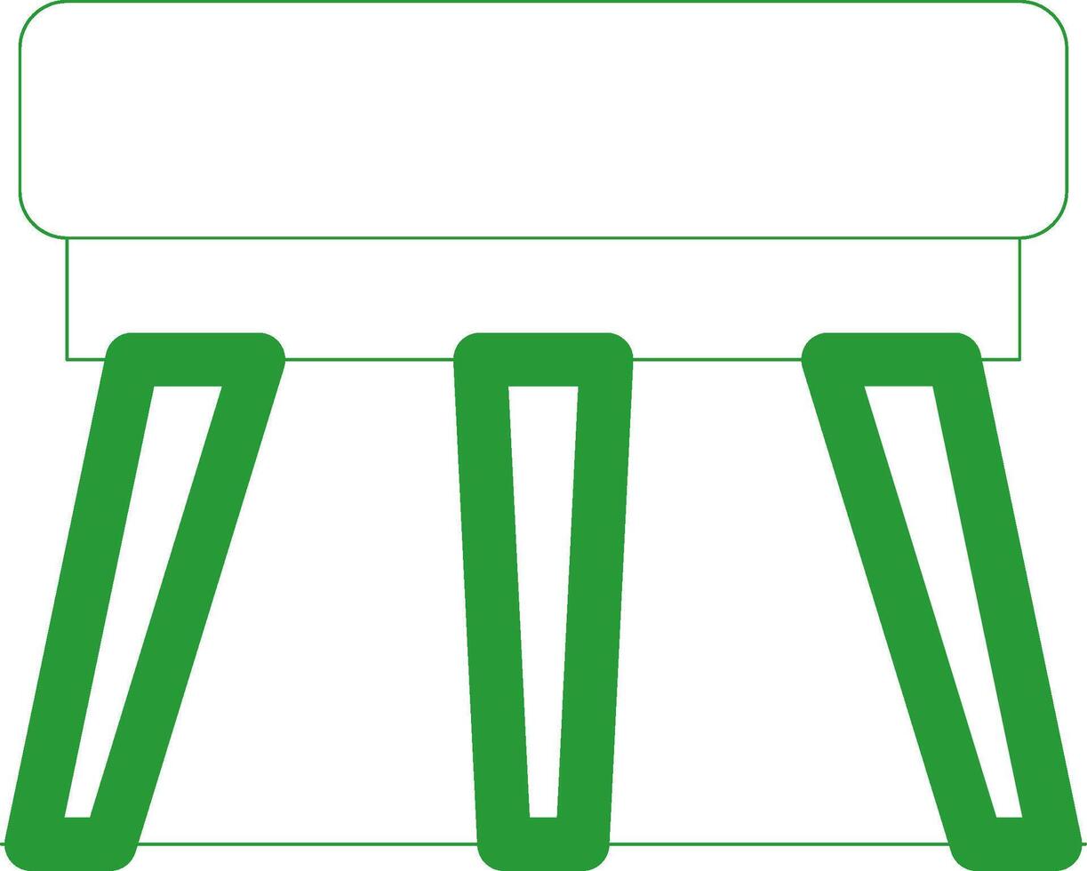 Line Green Gradient Design vector