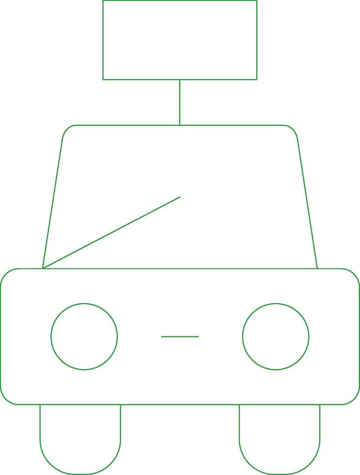 Line Green Gradient Design vector