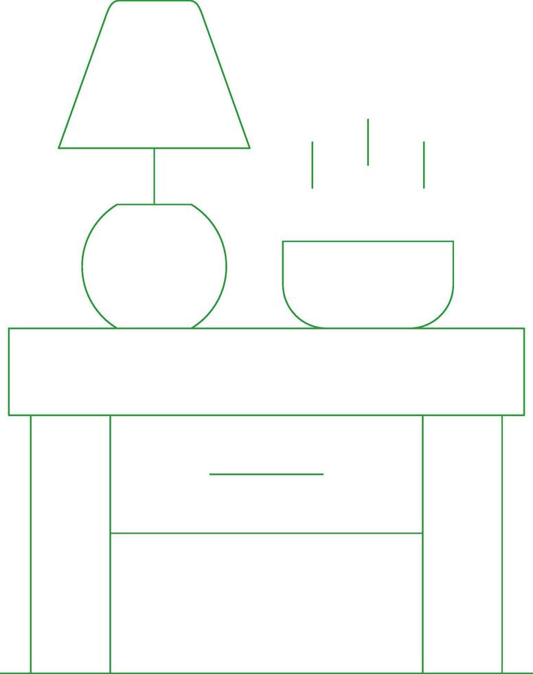 Line Green Gradient Design vector