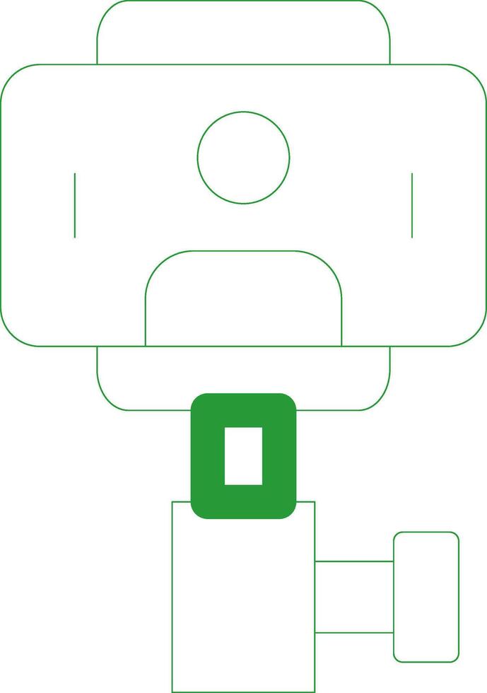Line Green Gradient Design vector