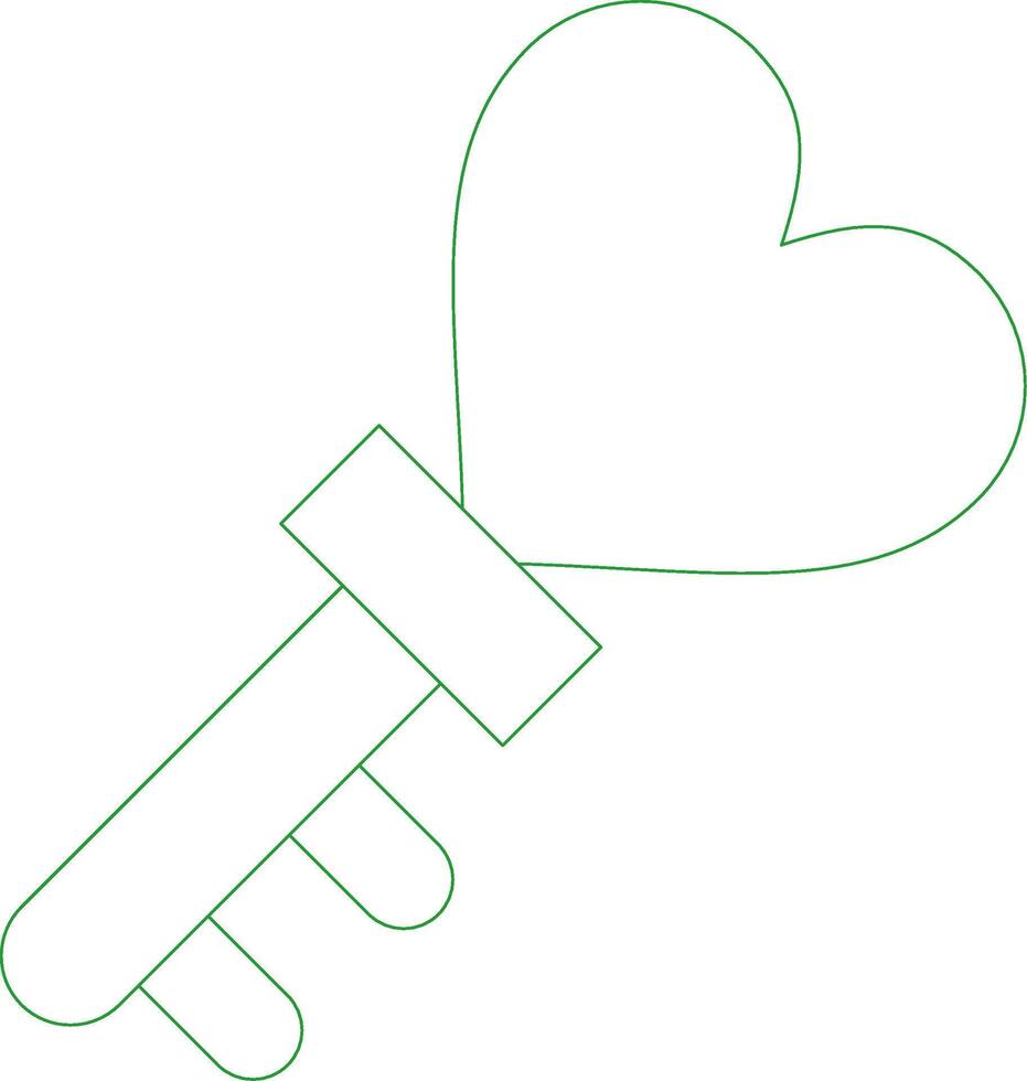 Line Green Gradient Design vector