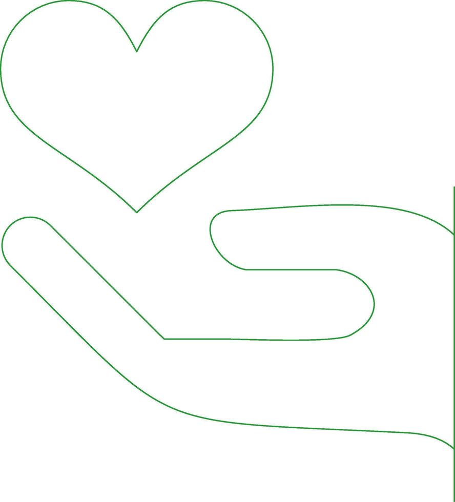 Line Green Gradient Design vector