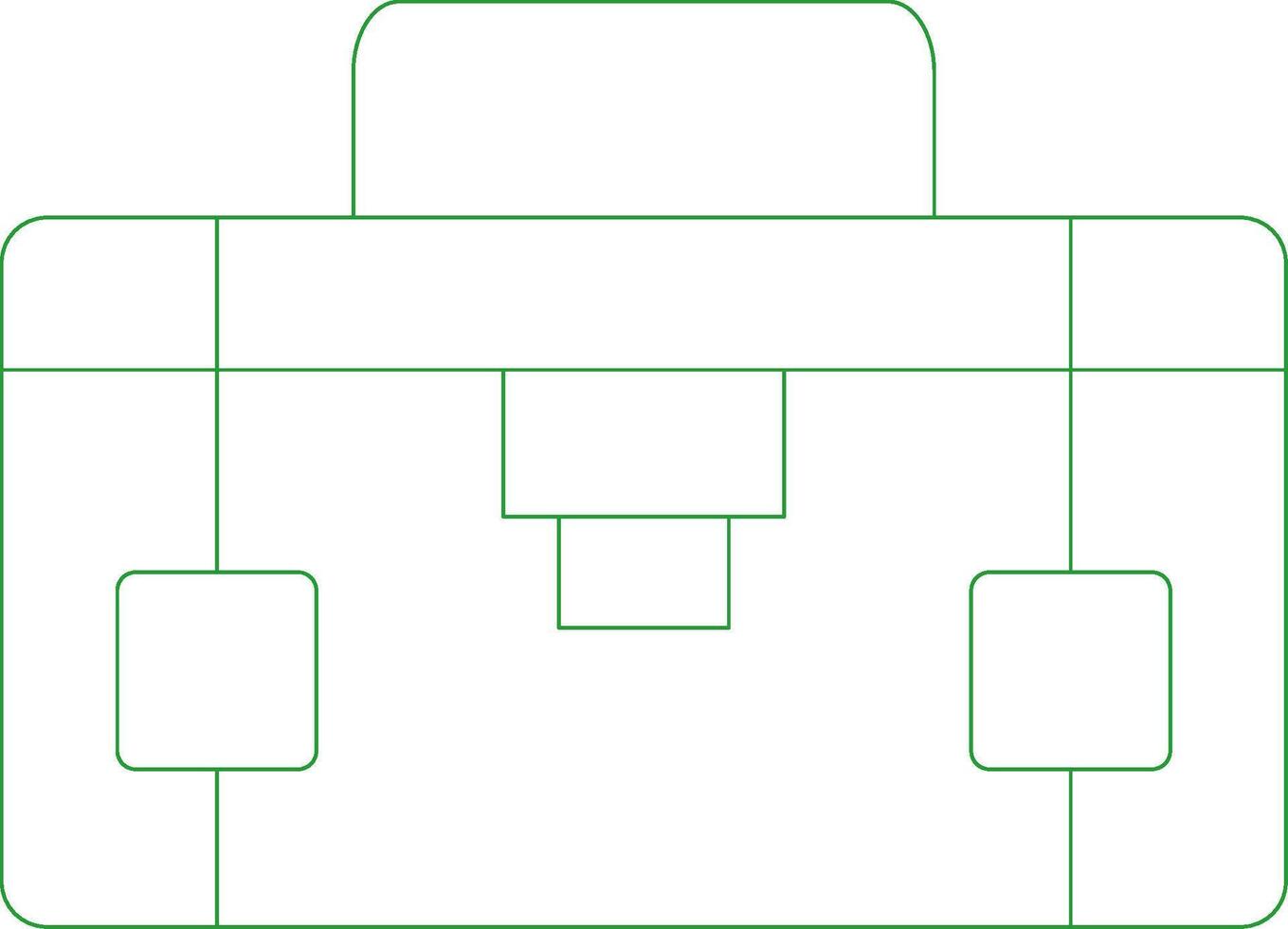 Line Green Gradient Design vector