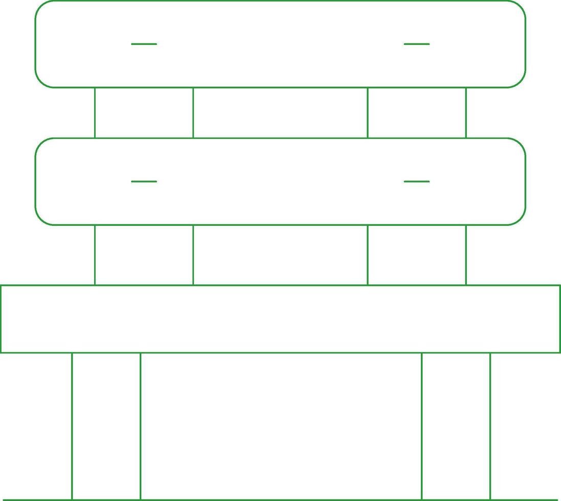 Line Green Gradient Design vector