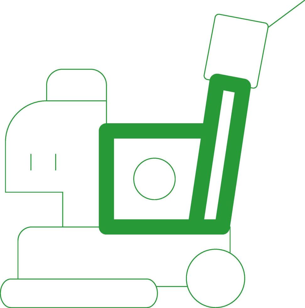 Line Green Gradient Design vector