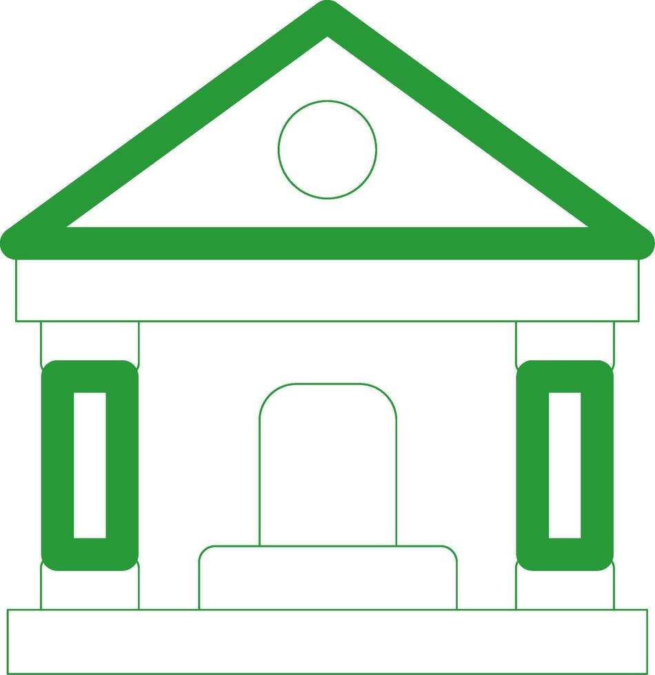 Line Green Gradient Design vector