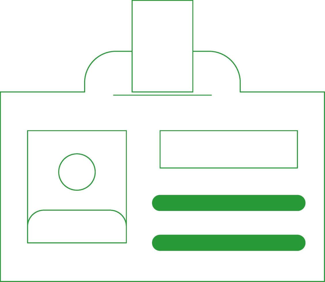 Line Green Gradient Design vector