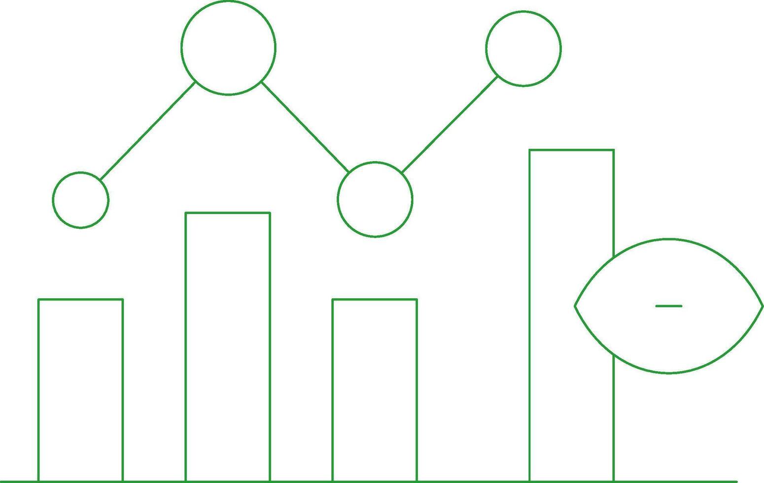 Line Green Gradient Design vector