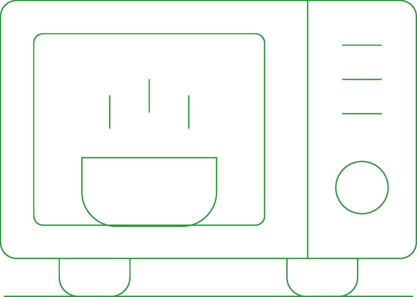 Line Green Gradient Design vector