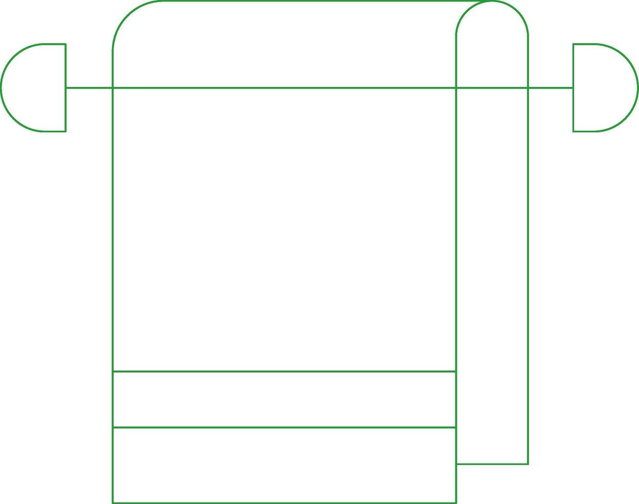 Line Green Gradient Design vector