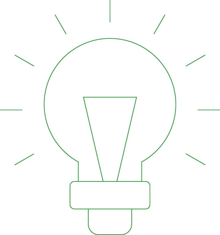 Line Green Gradient Design vector