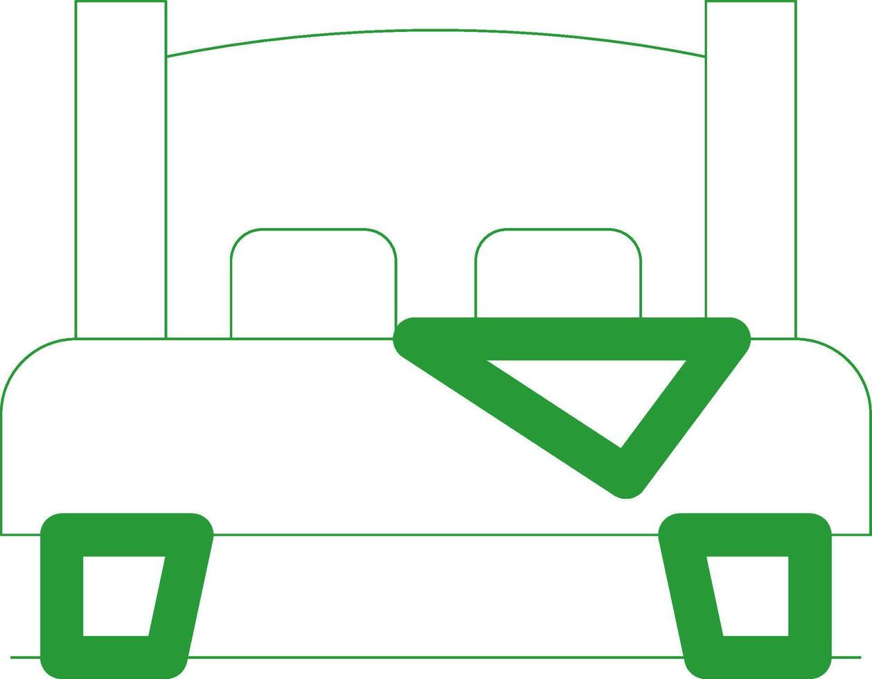 Line Green Gradient Design vector