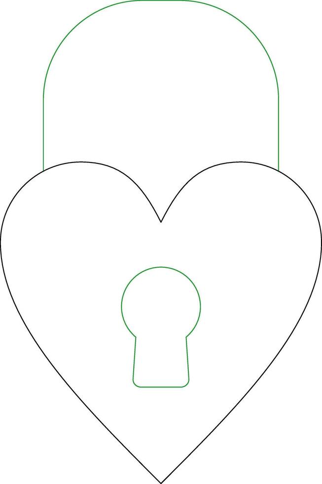 Line Green Gradient Design vector