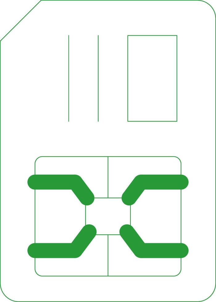 Line Green Gradient Design vector