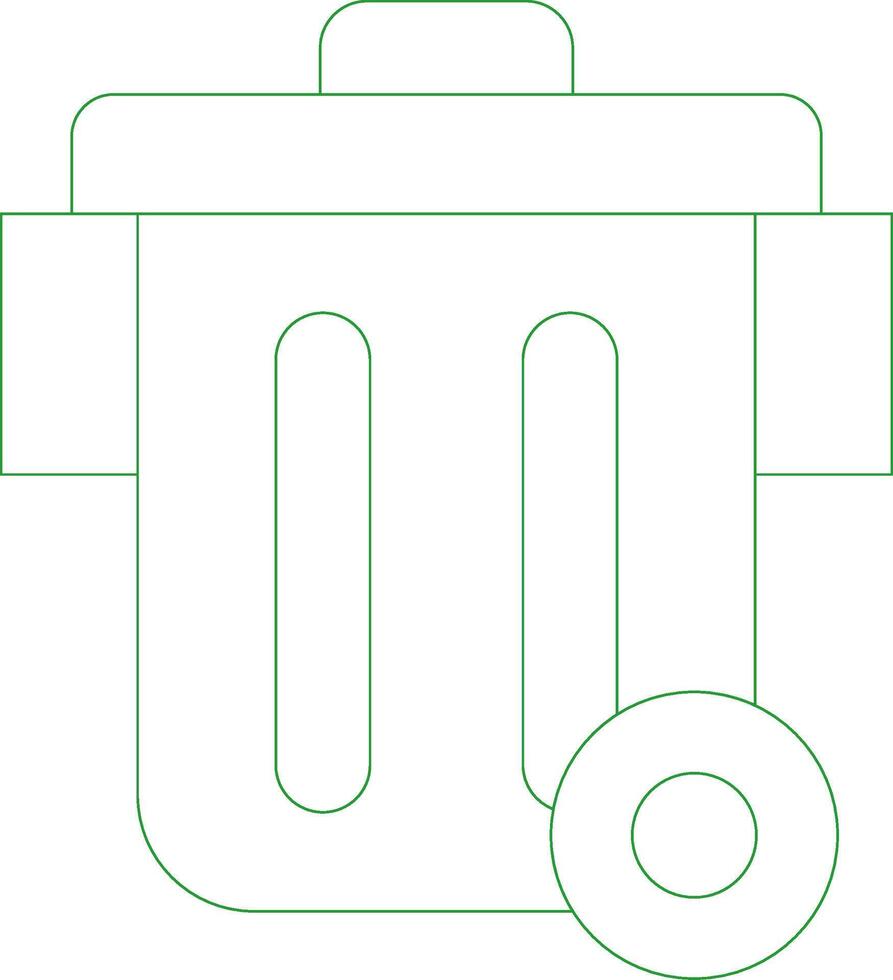 Line Green Gradient Design vector