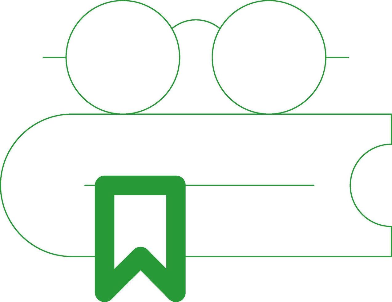 Line Green Gradient Design vector