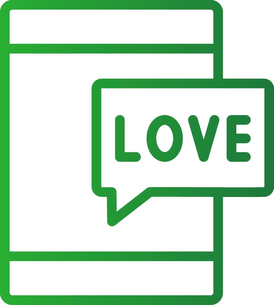 Love Call Creative Icon Design vector