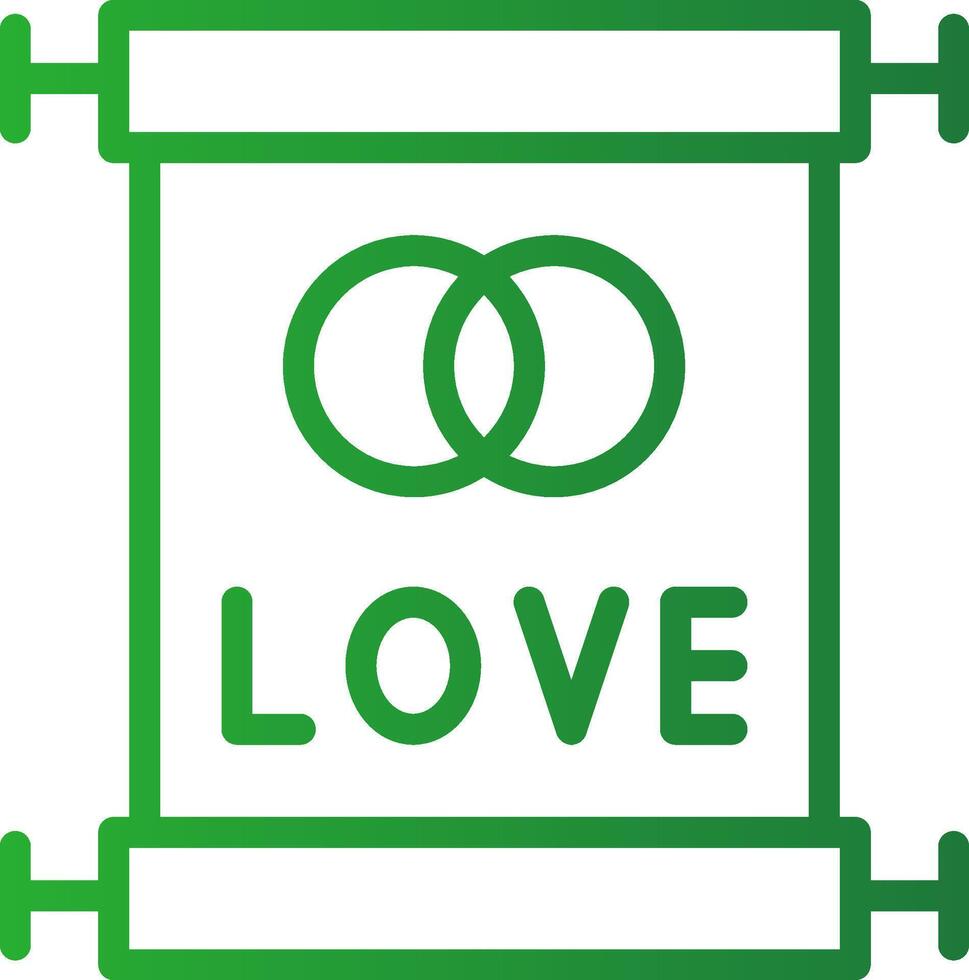 Wedding Vows Creative Icon Design vector