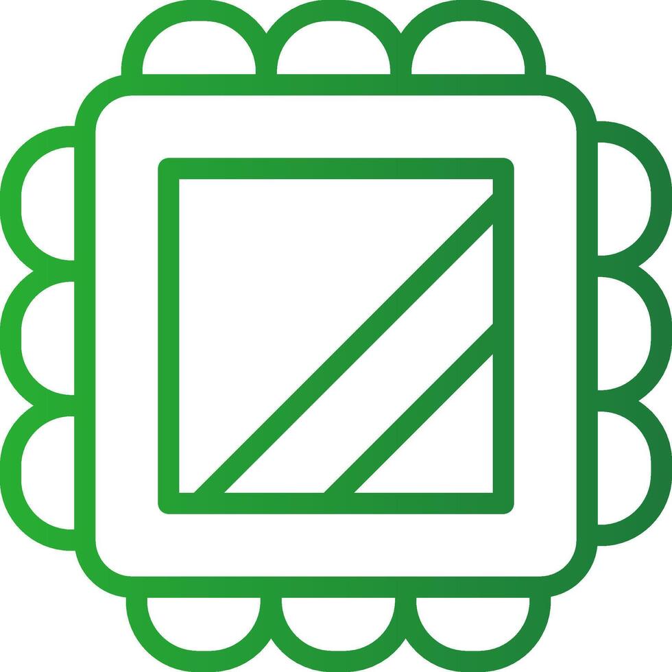 Magic Mirror Creative Icon Design vector