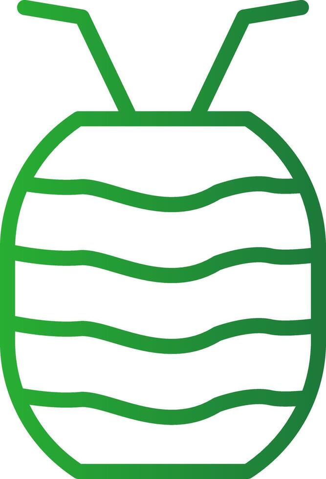 Watermelon Juice Creative Icon Design vector
