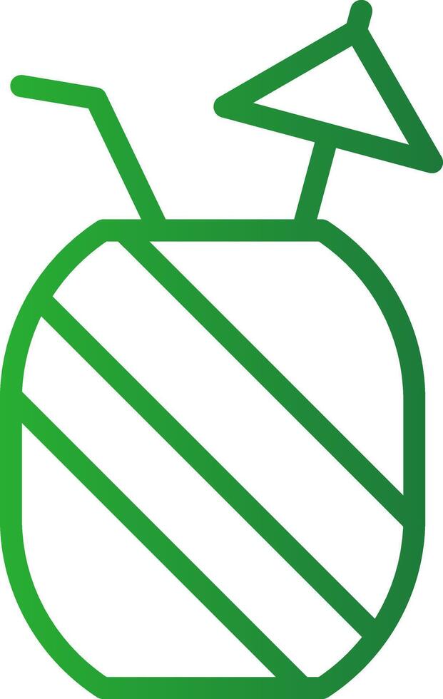 Pineapple Juice Creative Icon Design vector