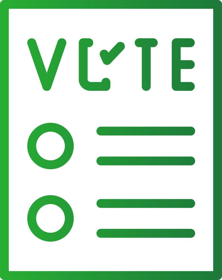 Ballot Creative Icon Design vector