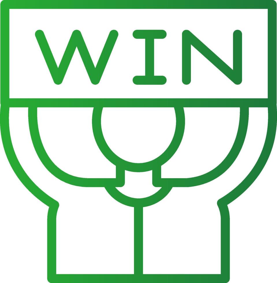 Win Creative Icon Design vector