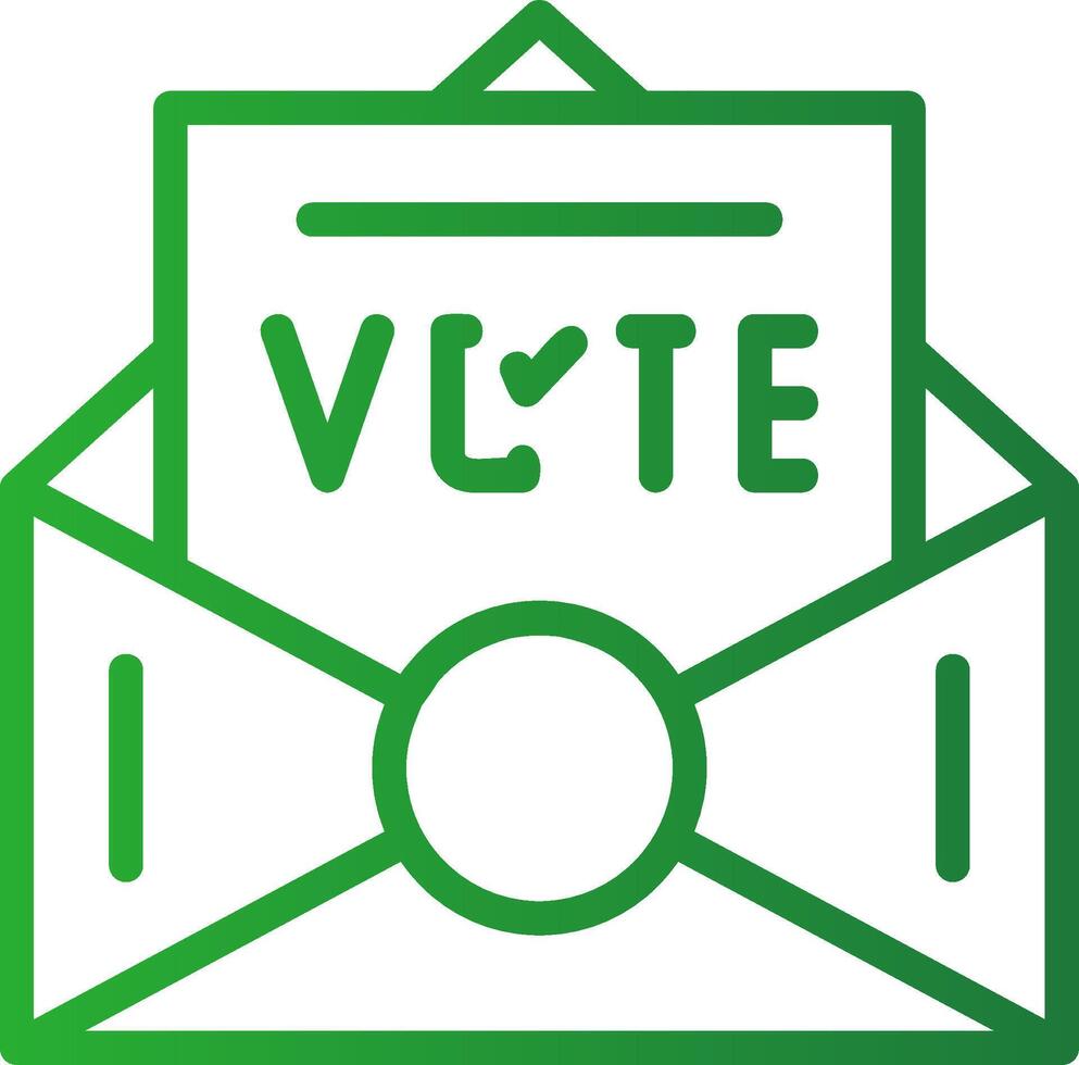 votar diseño de icono creativo vector