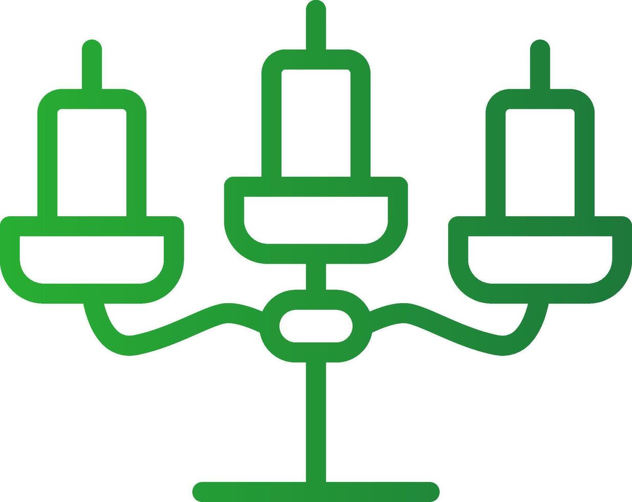 Candelabra Creative Icon Design vector