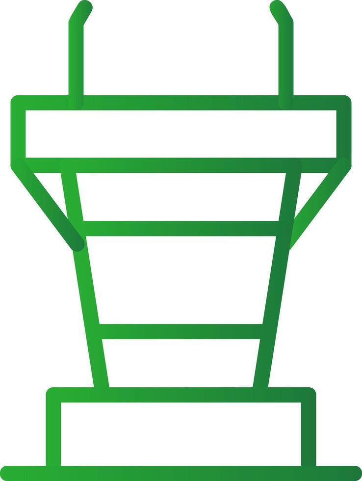 Podium Creative Icon Design vector