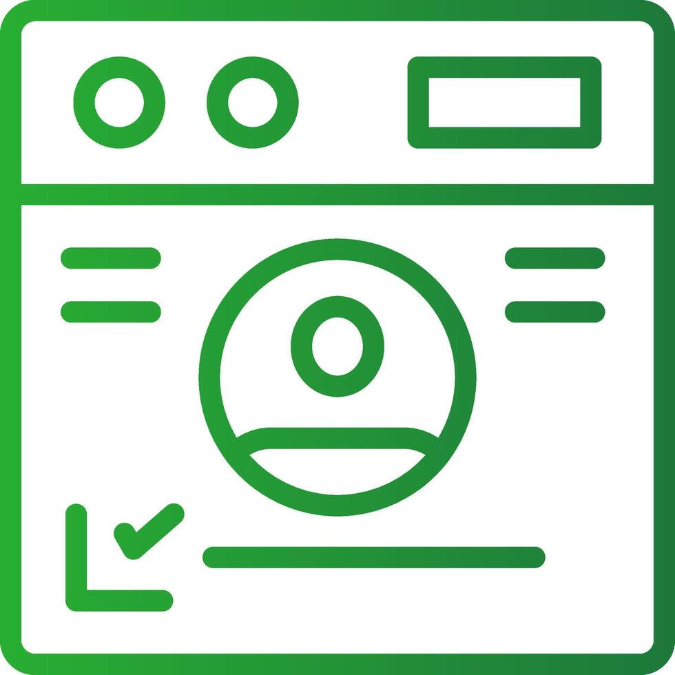 Personal Information Creative Icon Design vector