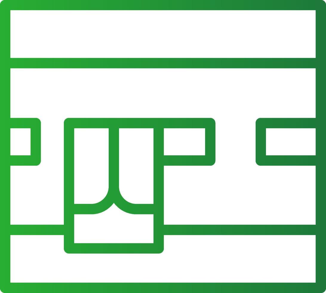 Kaaba Creative Icon Design vector