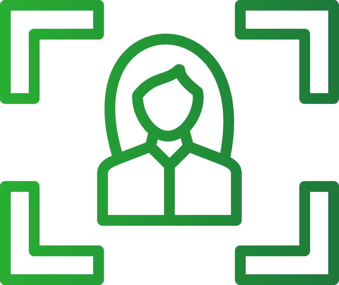 Portrait Creative Icon Design vector