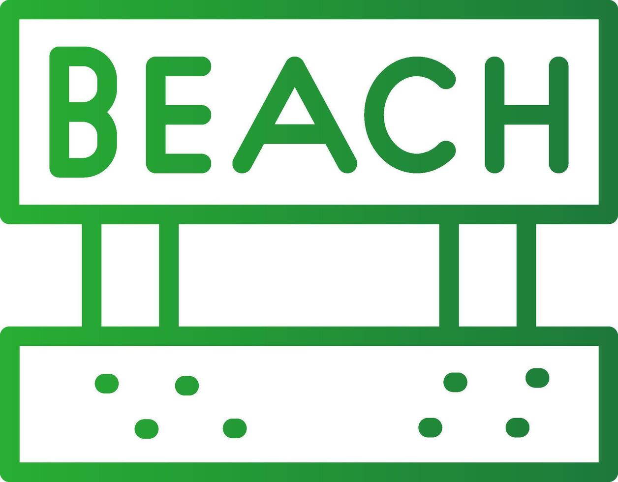 Beach Creative Icon Design vector