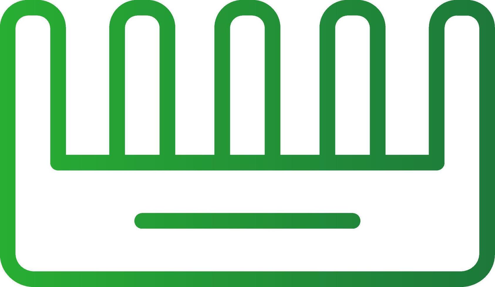 Comb Creative Icon Design vector