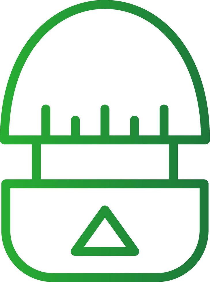 Kitchen Timer Creative Icon Design vector