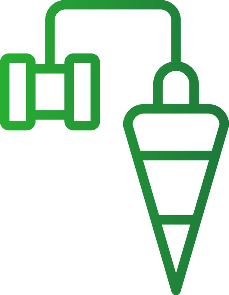 Plumb Bob Creative Icon Design vector