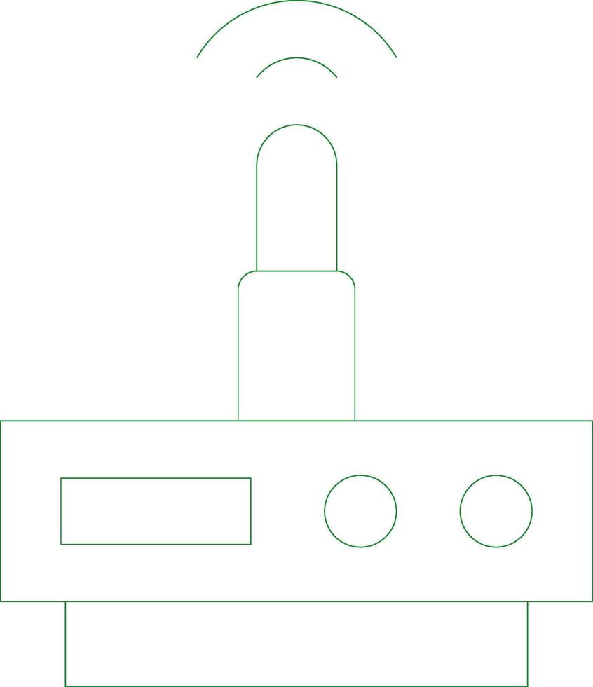 Wifi Router Creative Icon Design vector