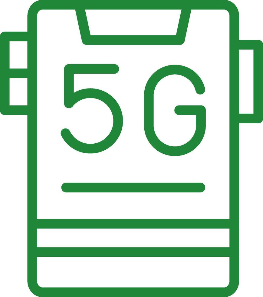 5G Creative Icon Design vector