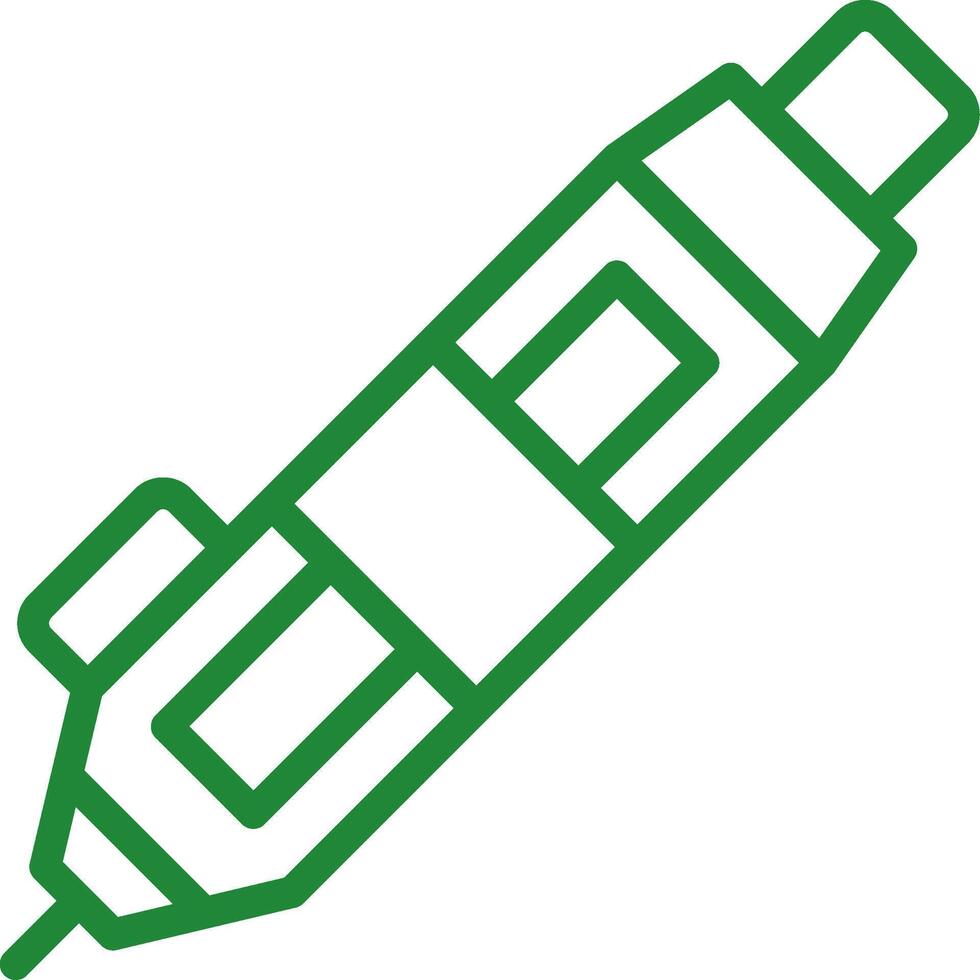 3D Pen Creative Icon Design vector