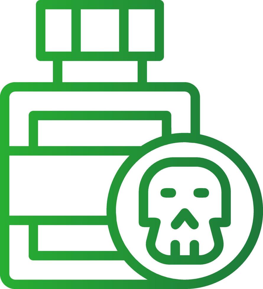 Poison Creative Icon Design vector