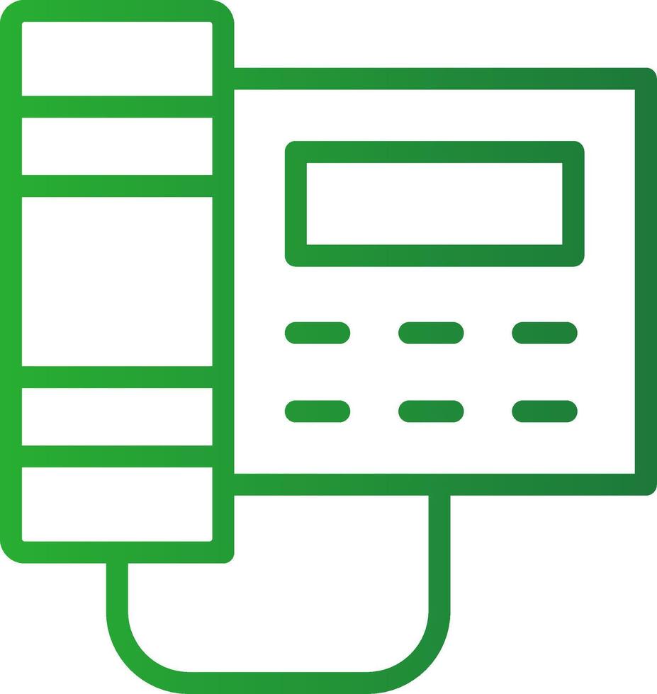Line Green Gradient Design vector