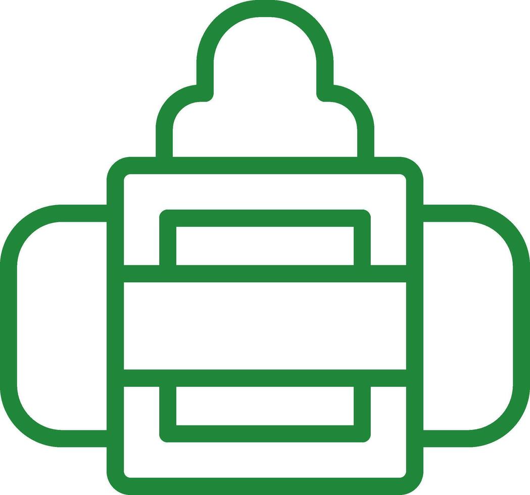 Line Green Gradient Design vector