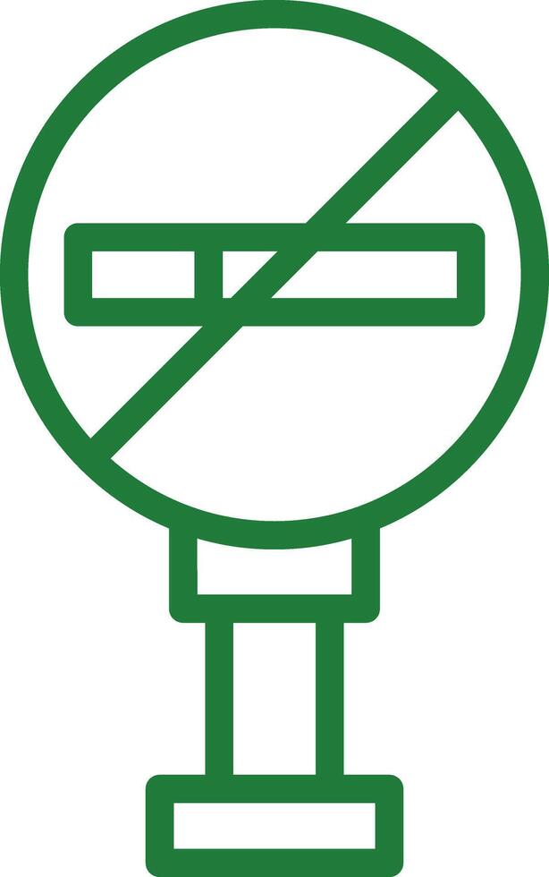 No Smoking Creative Icon Design vector