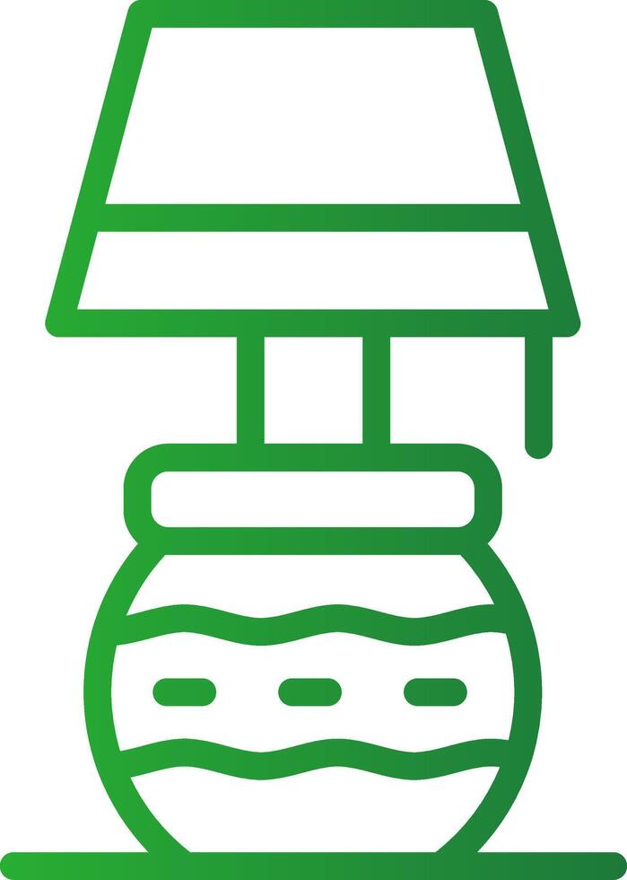 Desk Lamp Creative Icon Design vector